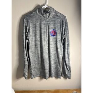 Fanatics Minnesota Timberwolves Mens S P CH Grey Heathered 1/4 Zip‎  Shirt NBA